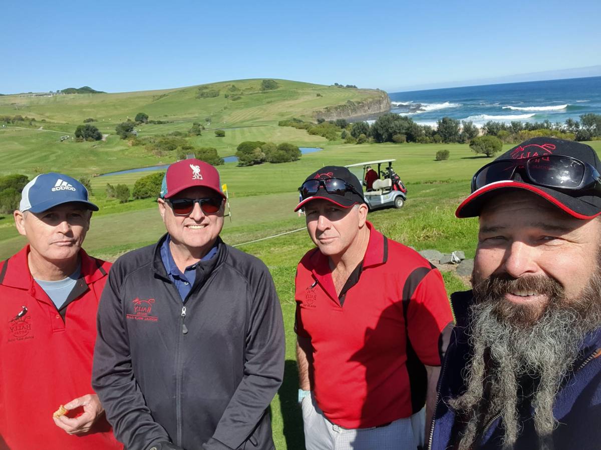 A Bally team on the tee